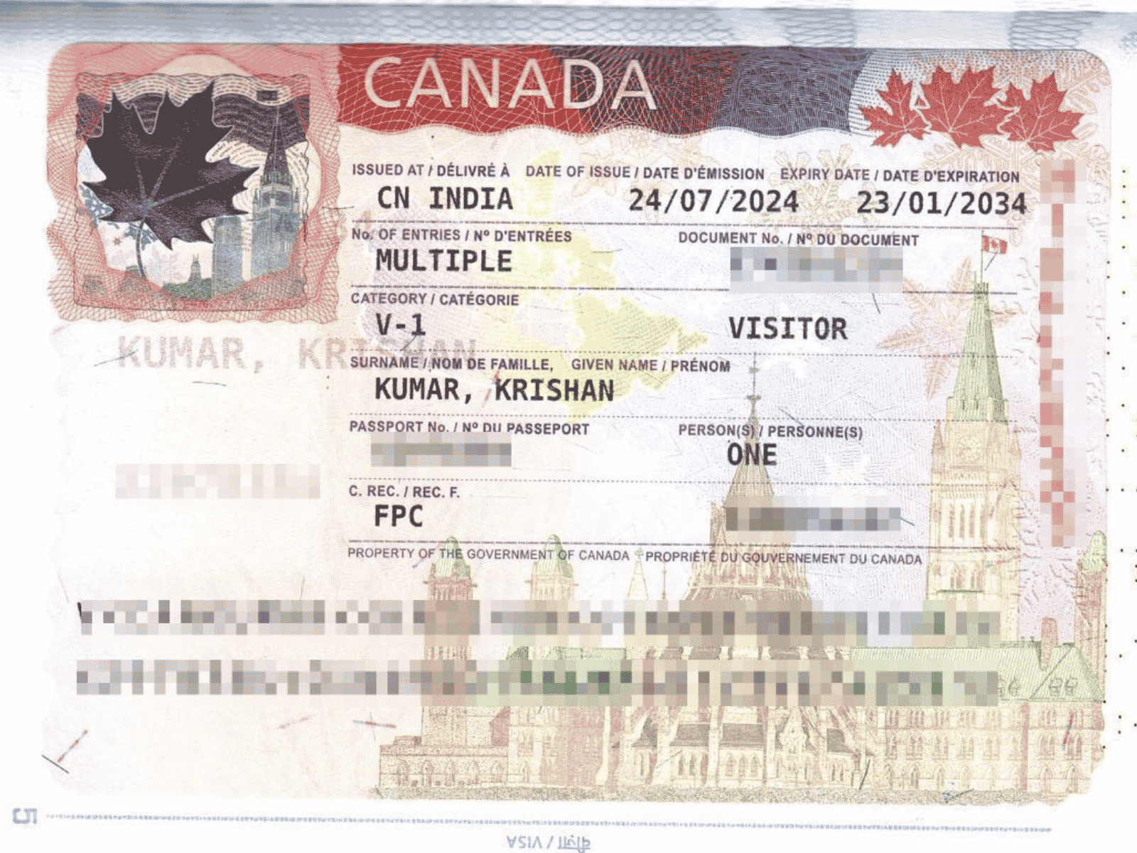 Young Applicant Success: Canada Visa Approved on Hotel Bookings