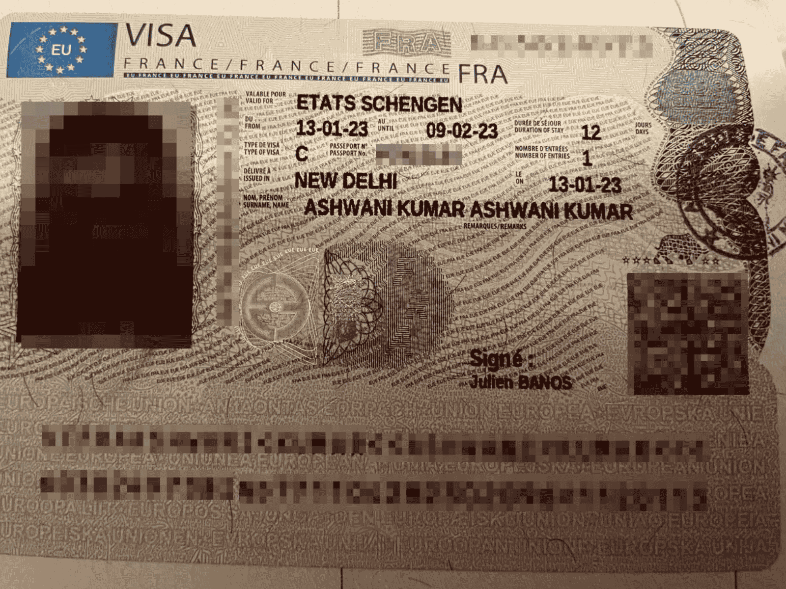France Tourist Visa Approved!