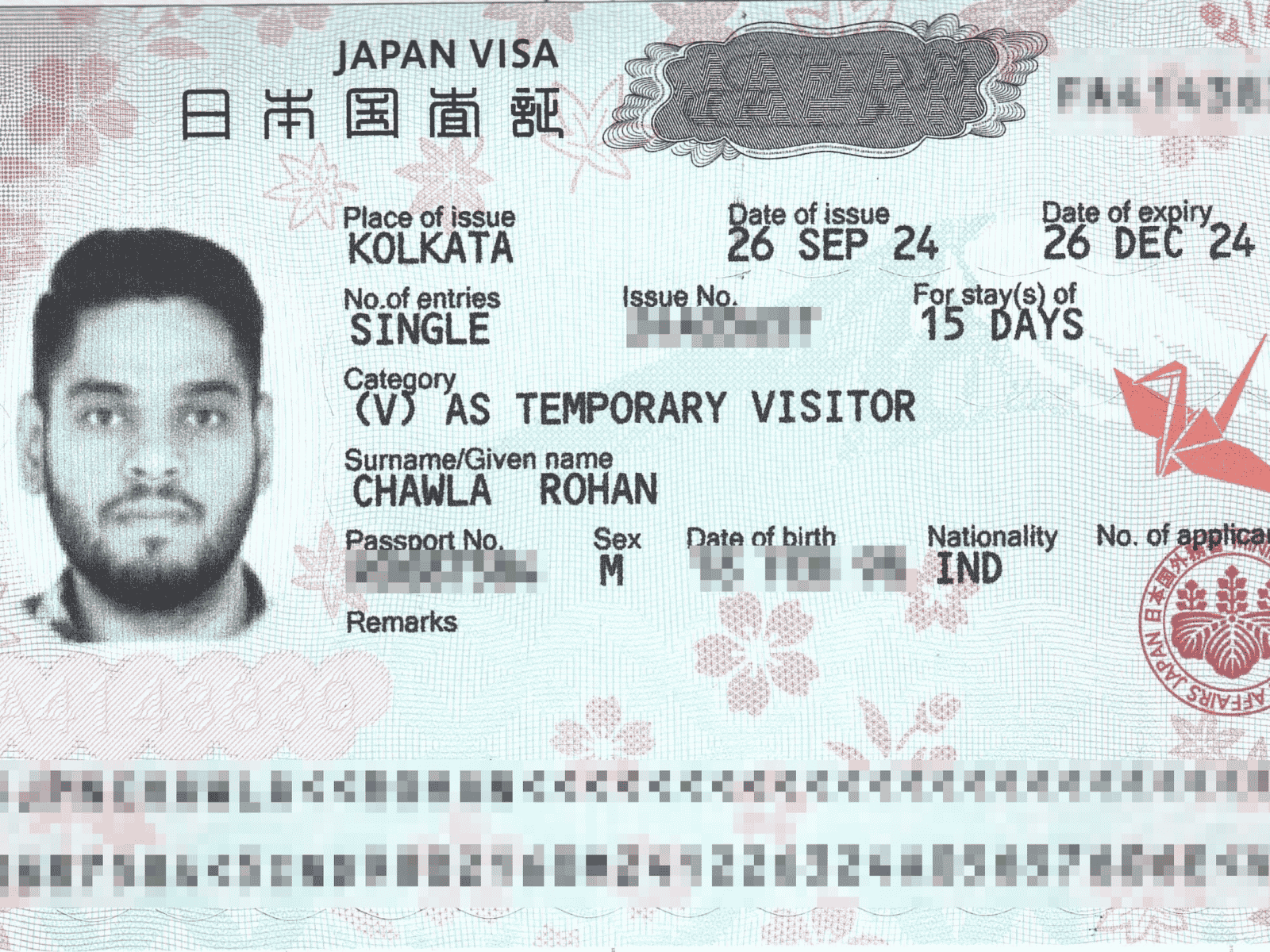 Japan Tourist Visa Success (With Zero Travel History!)